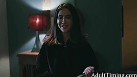 My ex-girlfriend stalks me and ends up fucking both me and my new girlfriend in a wild threesome