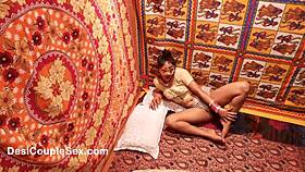 hey, why's my horny indian aunty banging me in sari after the wedding party?