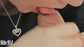 He Cums When I Caress Him With My Tongue