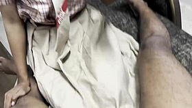 I got fucked rough by my Indian boyfriend's monster cock at college residence