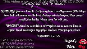 F4m Erotic Audio - Interrogated By Dominant Female Then Used For Her Pleasure While Handcuffed!