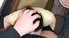 After I took a piss, a stranger licked my pussy passionately