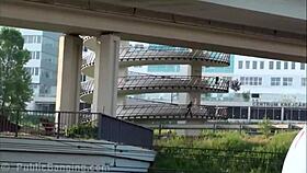 Public threesome Gangbang with two young men