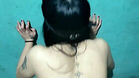 homemade close-ups of skinny latina girlfriend's ass and pussy