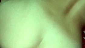 Feeling the homemade pleasures with my hairy brunette stepmom in POV doggystyle, bent over and spreading.