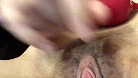 Young Pretty Pussy and Ass Intensely Play with Toys in Close Up