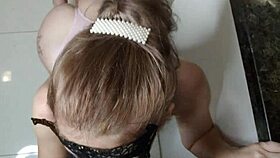 Stepdaughter Says, 'Suck My Huge Cock In Kitchen,' Then Cums On Face