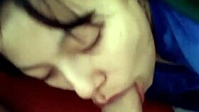 homemade blowjob by latina bluee maquinasperfectas ends with cum in mouth