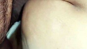 Girlfriend cries while taking big cock in small ass!