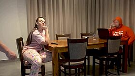 Bull Takes Cheating Wife In Front Of Beta Husband At Work