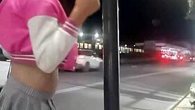 The Latina Tranny Shows Her Big Tits in Tlalpan