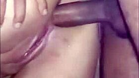 Homemade anal sex with big ass latina spreading her juicy pussy.