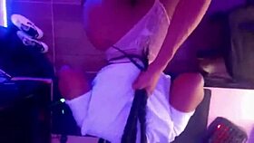 Big booty ebony maid gets wet anal fucking