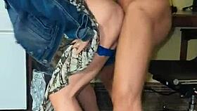 my dear wife's dark pussy destroyed by 12 inch bbc 😍