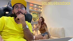 my friend helps organize papers and we end up fucking