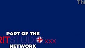 in the hospital, the british nurse gives her patient an oily handjob