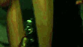 two hot lesbian slaves get tied up and punished by dominant madame