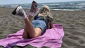 best summer outdoor session with masturbation and squirting