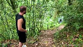 Silvana Lee and Brian Evansx in river: Morbid masturbates while she gets naked