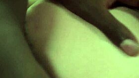 european maid gets interracially pounded doggystyle on the sofa in a classy outfit. her big tits bounce hard