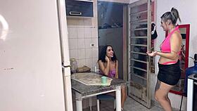 Gossipy Neighbor Asks For Sugar To Get Fucked And Sucked