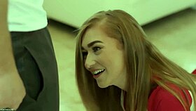 Tasty teen Callie Black tempts yoga instructor to fuck her pussy