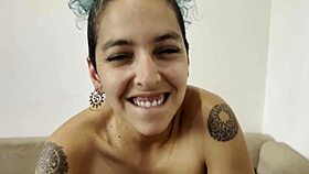 I lick my friend's pussy until she cums in pov