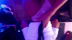 Big booty ebony maid gets wet anal fucking