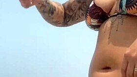 I met a guy on the beach and let him apply sunscreen.