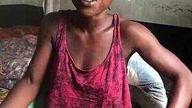 Feeling Crazy As She Smokes In The Landlord's Room, Talking Dirty In Sexy Clothes