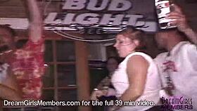 College Girls Flash Natural Tits in Cash Contest