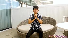 I love watching skinny pinay fuck her new boyfriend in hotel