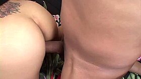 Wild Interracial Anal Threesome!