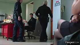 Lulu dominates young rookie cop with intense emotions