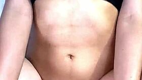 petite latina with big tits gets creampied in missionary after college