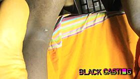 Tiny 18+ Teen Rides Big Black Dick for Lunch Treat!