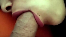 homemade blowjob by latina bluee maquinasperfectas ends with cum in mouth
