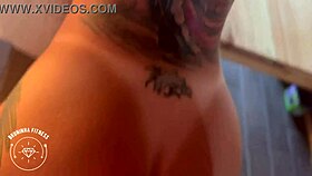 Athletic Couple With Big Asses And Tattoos Getting Horny