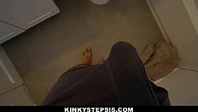 Kenzie madison gets doggystyle bent over in jeans with spanking and cum