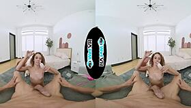 allie addison wraps her tight pussy around a monster cock in missionary