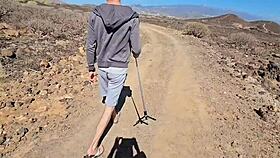 Real SEX in Yellow Mountain Desert! FULL VIDEO on My Red Page!