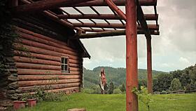 Naked teen playgirl fingers wet pussy to orgasm in solo masturbation!