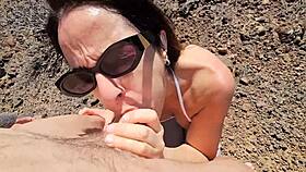 Real SEX in Yellow Mountain Desert! FULL VIDEO on My Red Page!