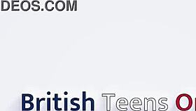 in the hospital, the british nurse gives her patient an oily handjob