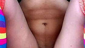 petite latina with big tits gets creampied in missionary after college