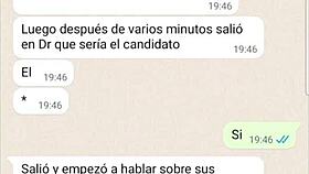 My girlfriend tells her sexy story about leaving with a friend 😏