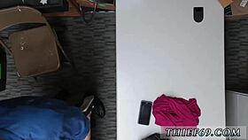 Police raid on apparel theft.