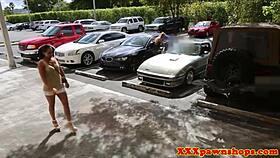 uhh, i think this amateur babe just pawned her car n pussy... my bad