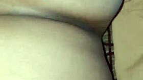 Auntys creamy pussy gets fucked bent over!