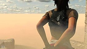 Lara and Sheva embark on a dorky adventure with ripped clothes 😄